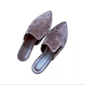 Jenni Kayne Suede Mule Brown Size 6